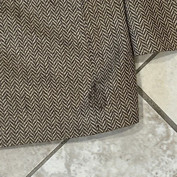 Brooks Brothers Blazer Mens 40S Brown Wool Tweed 2 Button Sports Coat Jacket USA Sport Coats & Blazers